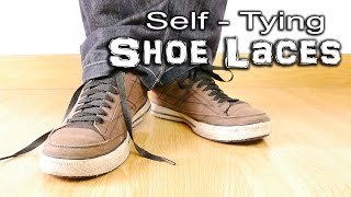 SelfTying Shoe Lace Trick [upl. by Itnuahsa315]