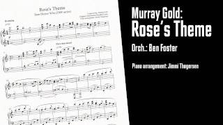 Murray Gold Roses Theme from Doctor Who  piano arrangement [upl. by Noelani]