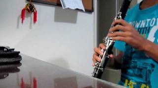 Clarinet Concert A Flat Major Scale  Two Octaves [upl. by Delora]