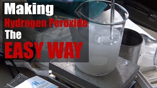 How to Make Hydrogen Peroxide  The Easy Way Attempt 1 [upl. by Adiaj]