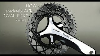 How the absoluteBLACK Oval Chainrings Shift [upl. by Meghann]