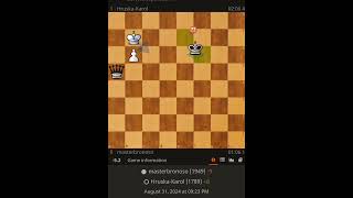 masterbronoso vs HruskaKarol at PBCA Blitz sa Gabi August 31 2024 chess subscribe shorts [upl. by Fairfield132]