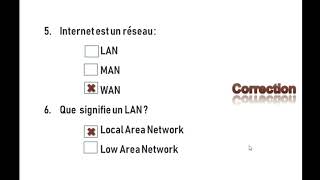 la typologie des réseaux exercices avec réponses [upl. by Enifesoj]