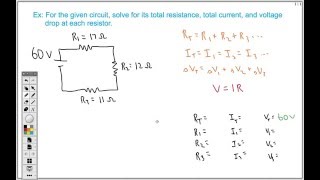 How to Solve a Series Circuit Easy [upl. by Eidurt]