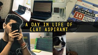 A day in the life of a CLAT ASPIRANT [upl. by Aicatan]