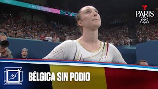 Nina Derwael de Bélgica se queda corta en la final de gimnasia  Juegos Olímpicos París 2024 [upl. by Schilling]