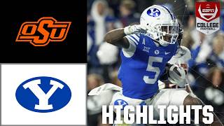 Oklahoma State Cowboys vs BYU Cougars  Full Game Highlights  ESPN College Football [upl. by Saenihp770]