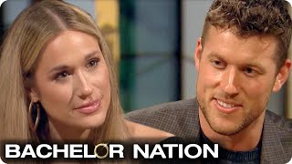 Clayton Questions Rachel During Dinner  The Bachelor [upl. by Haneehs10]