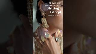 Discover Top Designer Wedding Jewelry at Bridal Asia Hyderabad BridalAsia Hyderabad [upl. by Onairotciv]