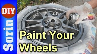 How To Paint Your Wheels  Rims  Tutorial [upl. by Gorski]