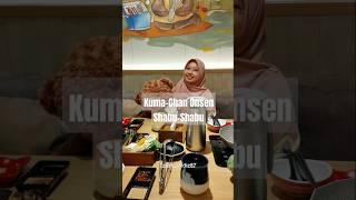 KumaChan Onsen  ShabuShabu di Lippo Mall Puri shorts makananjepang [upl. by Ocramed]