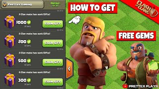 How to Donate Gems amp Get Free Gems from Clan Mates in Clash of Clans New Update  Coc [upl. by Marla]