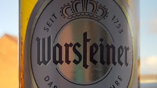 734 Warsteiner Premium Lager 48 GERMANY 🇩🇪 [upl. by Earl883]