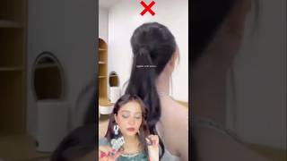 hairstyle🤯try kiya💁🏻youtubeshorts viralvideo hairstyle trending ytshortshair easyhairstyle [upl. by Akem]