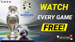 ⚽ How to Watch UEFA Euro 2024 LIVE Online FREE ⚽ [upl. by Anetsirhc]