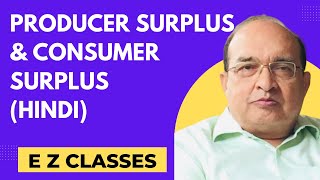 Producer Surplus amp Consumer Surplus HINDI [upl. by Suter468]