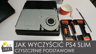 Jak wyczyścić konsolę PS4 Slim  Czyszczenie podstawowe  alejaktozrobic [upl. by Whitby]