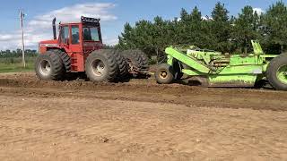 Massey 4880 dirt work for new house [upl. by Notgnirrab924]