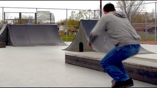 TRE FLIP NOSESLIDE NOLLIE LASER FLIP OUT  Matt Larson [upl. by Ailegra]