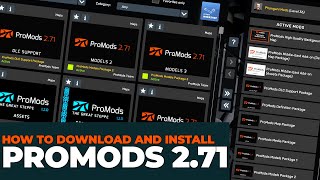 How to Download amp Install Promods 271 for ETS2 151 Middle east Great Steppe [upl. by Lait]