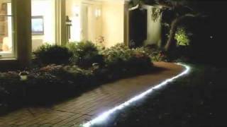 Linkable IndoorOutdoor ColorChanging amp White LED 9 ft Rope Lights [upl. by Eldrida873]