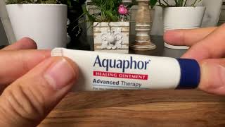 Aquaphor Healing Ointment Advanced Therapy Skin Protectant Body Moisturizer for Dry Skin Minor Cut [upl. by Inalem]