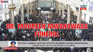 LIVE  MAUREEN MWANAWASAS FUNERAL [upl. by Scuram]