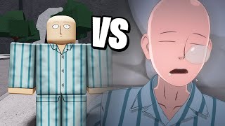 The Strongest Battlegrounds vs a REAL One Punch Man game [upl. by Aisenet314]