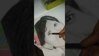 Pencil Sketch artist pencildrawing portrait artportraitdrawing song [upl. by Acimahs]