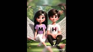 H M status ♥️ love status HM👫🏾M love H letter whatsapp status💞 [upl. by Angelis14]