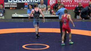 60kg q David Zemenak Husky WC vs Brock Zacherl Clarion WC [upl. by Villada698]