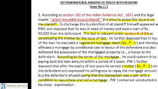 L 20 sample format of judgment on suit for redemption [upl. by Ande758]