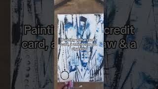 Painting with a card a white claw and a cigarette paint canvas art cigarette painting fyp [upl. by Kieran934]