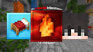 TOP 3 16x Texture Packs for Minecraft Bedwars 18  FPS Boost [upl. by Beauvais]