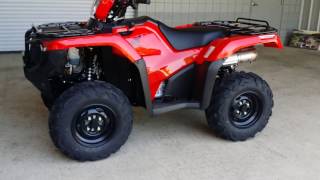 2016 Honda Foreman Rubicon 500 DCT  EPS ATV  WALK AROUND VIDEO  TRX500FA6G [upl. by Butcher938]