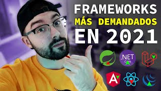 TOP 15 FRAMEWORKS para DESARROLLO WEB más demandados en 2024 🔝 [upl. by Aggi]