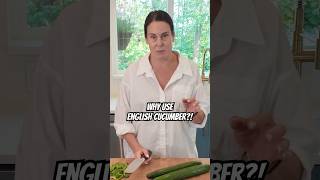 are cukes waxed where you are🙅🏻‍♀️ cookingshortshealthyrecipe easyrecipe cucumbervegetarian [upl. by Putscher]