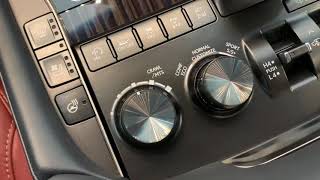 Lexus 2020 LX crawl control and driving modes [upl. by Hedvig]