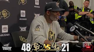 Coach Prime DEION SANDERS Full PostGame  COLORADO at UCF [upl. by Nosrak786]