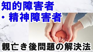 知的障害者・精神障害者の親亡き後問題の解決法 [upl. by Eihcra]