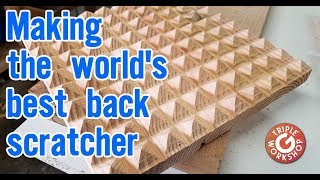 Making the worlds best back scratcher  CNC fun 100 pyramids [upl. by Ailsa]