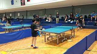 2024 south pennants table tennis div 2 Ian Lin vs Simon Wu set 5 [upl. by Issej523]