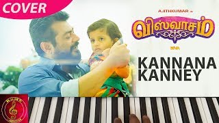 Viswasam  kannana kanney  Instrumental Cover  Raj Bharath  Ajith kumar [upl. by Neehahs]