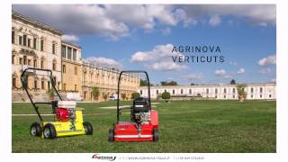 PowerRake Scarifier Aerator Agrinova Petrol drive HowToChooseVerticut [upl. by Ordnasela]