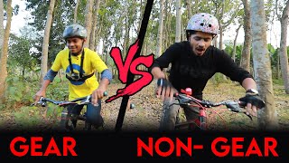 GEAR CYCLE VS NON GEAR CYCLE FAST RACE [upl. by Fronia845]