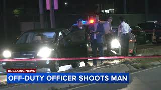 Offduty police officer shoots man during alleged attempted carjacking in NE Philadelphia [upl. by Rehm]