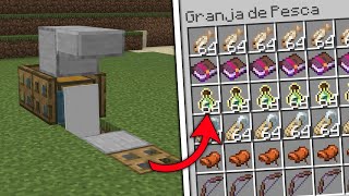 🎣 Como hacer una GRANJA de PESCA ¡FÁCIL para Minecraft Bedrock 121 [upl. by Ennairek198]