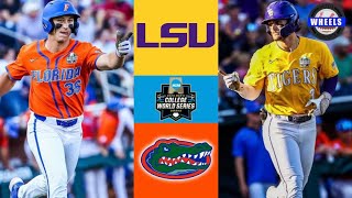 5 LSU vs 2 Florida  Championship Game College World Series  2023 College Baseball Highlights [upl. by Thirzia]