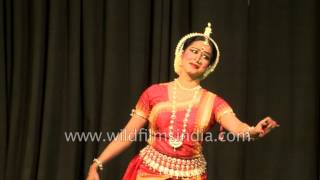 Indian Odissi dancer Sujata Mohapatra [upl. by Kilgore]