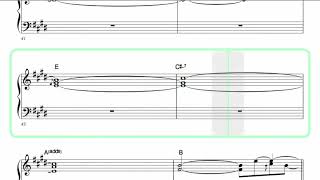 BLAKE SHELTON ● Honey Bee  Isolated Keyboard  SCORE [upl. by Nnaeoj]